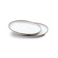Enamel Deep Plate Set|エナメルプレート 2個セット