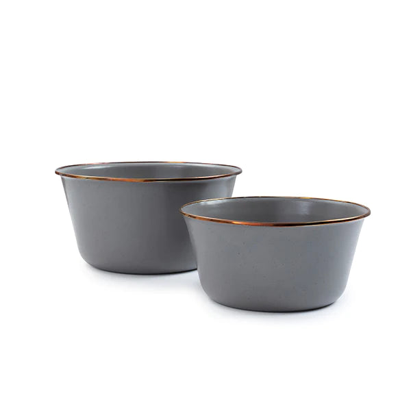 Enamel Mixing Bowl Set of 2|エナメルミキシングボウル 2サイズセット