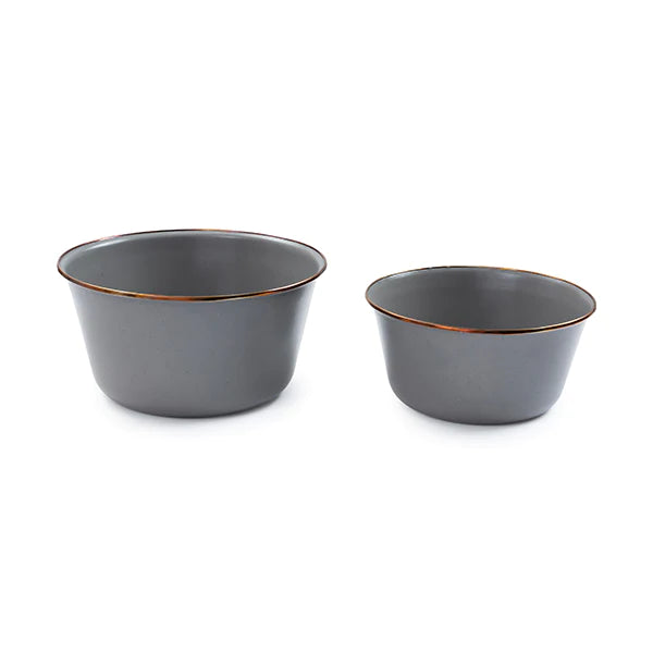 Enamel Mixing Bowl Set of 2|エナメルミキシングボウル 2サイズセット