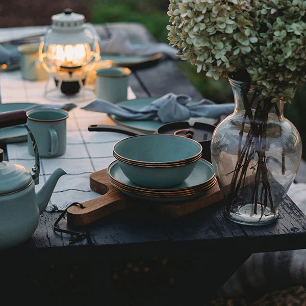 Enamel Salad Plate - set of 2|エナメル8インチサラダプレート 2枚セット
