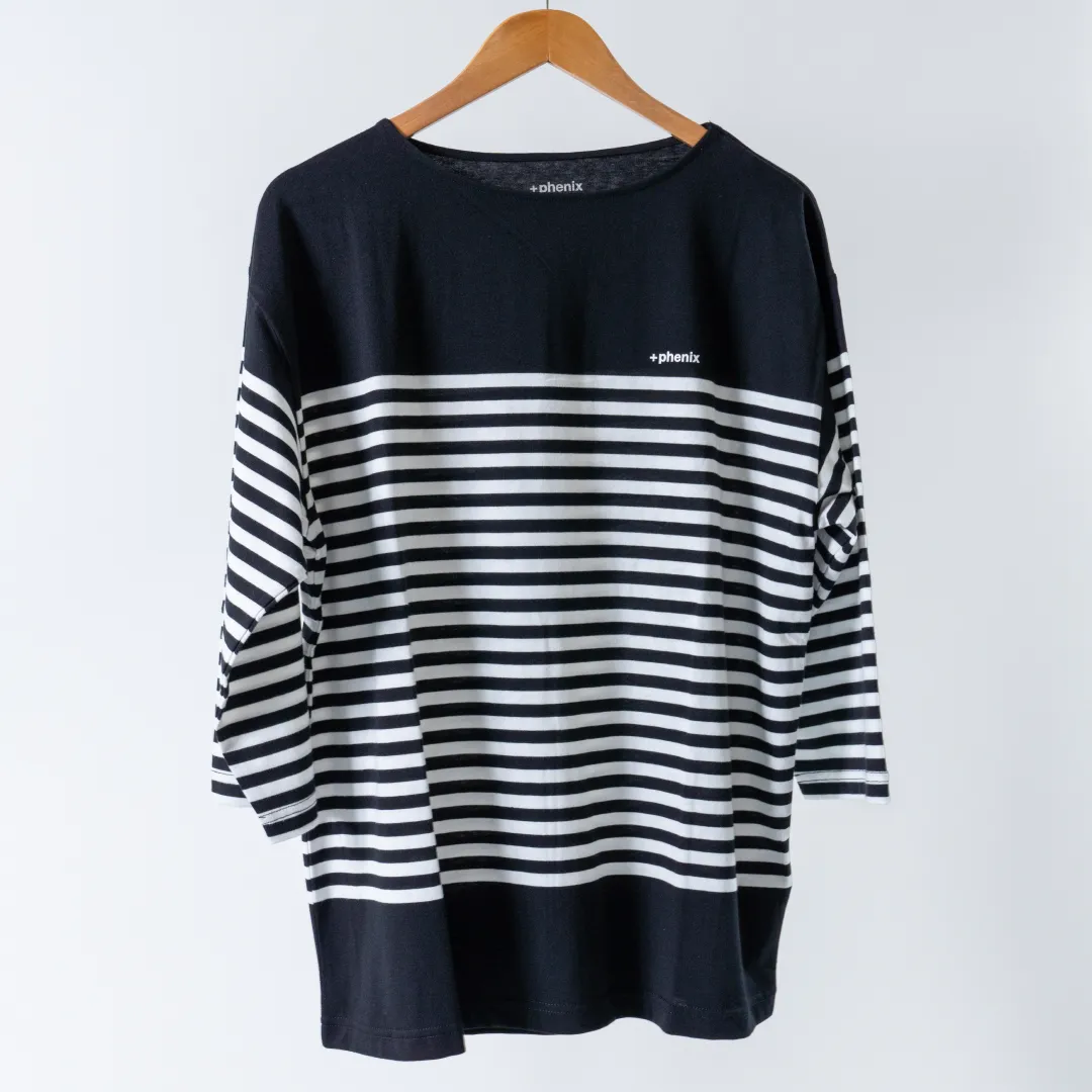 別注+phenix ボーダーTシャツ5分袖