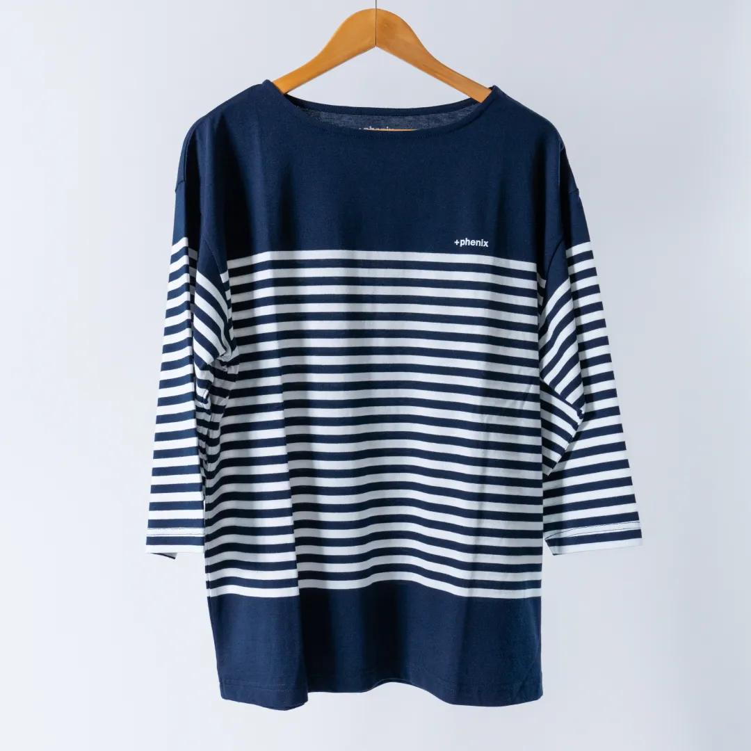 別注+phenix ボーダーTシャツ5分袖