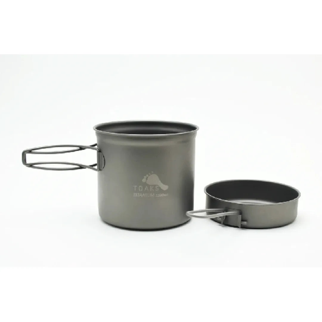 Titanium 1100ml Pot with Pan|チタニウムポット+パン CKW-1100