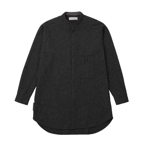 ウールのロングシャツ